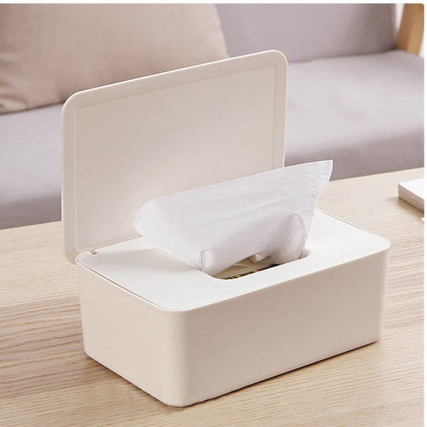 Home Dry Wet Tissue Paper Case Care Baby Wipes Napkin Storage Box Holder Container Dispenser