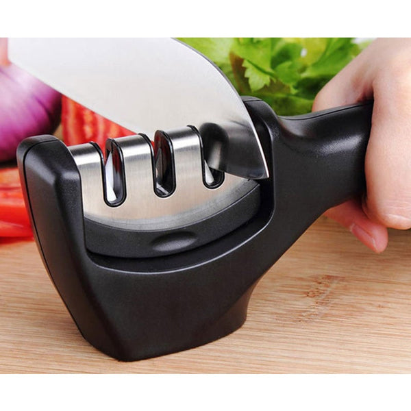 Home Kitchen Manual Sharpener Multi Function Sharpening Stone Rod Fast Sharpeners
