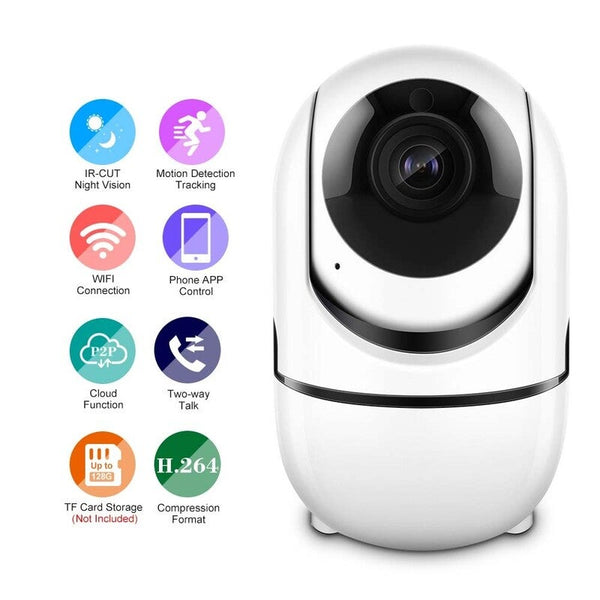 Security Wifi Camera 1080P Wireless Ip White Security Cameras
