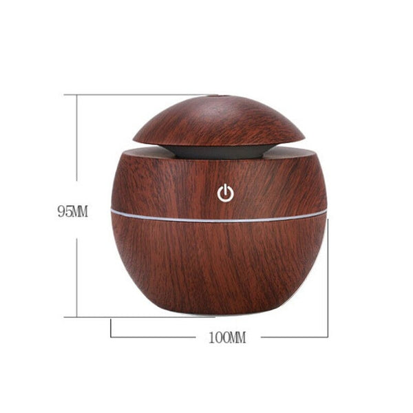 Home Use Round Air Diffuser Office Led Night Light Mute Ultrasonic Humidifier 2 Humidifiers