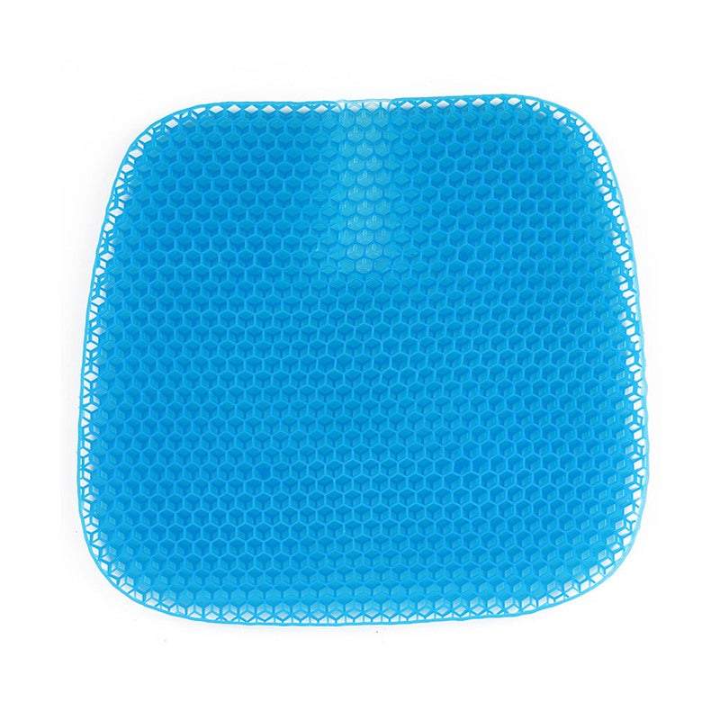 Cushions Honeycomb Design Soft Cool Gel Seat With Groove Non Slip Pain Relief Seat & Posture Cushions