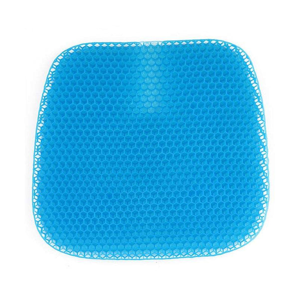 Cushions Honeycomb Design Soft Cool Gel Seat With Groove Non Slip Pain Relief Seat & Posture Cushions