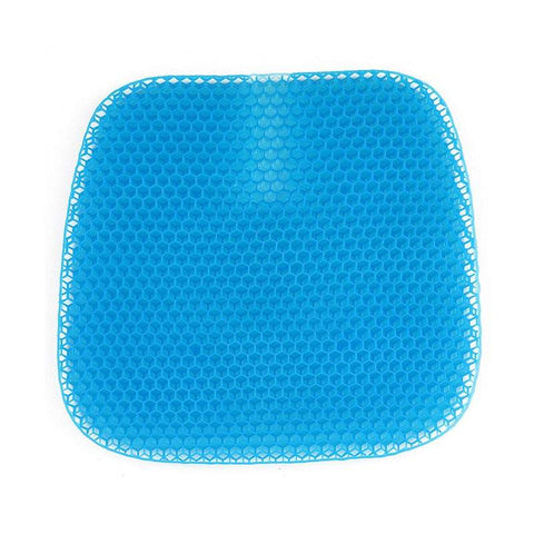 Cushions Honeycomb Design Soft Cool Gel Seat With Groove Non Slip Pain Relief