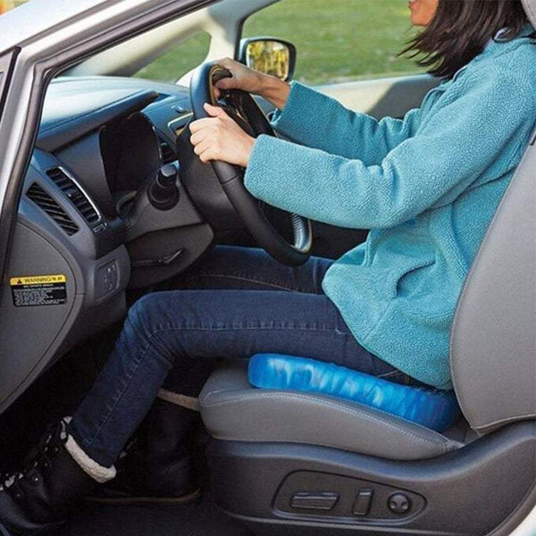 Cushions Honeycomb Design Soft Cool Gel Seat With Groove Non Slip Pain Relief Seat & Posture Cushions