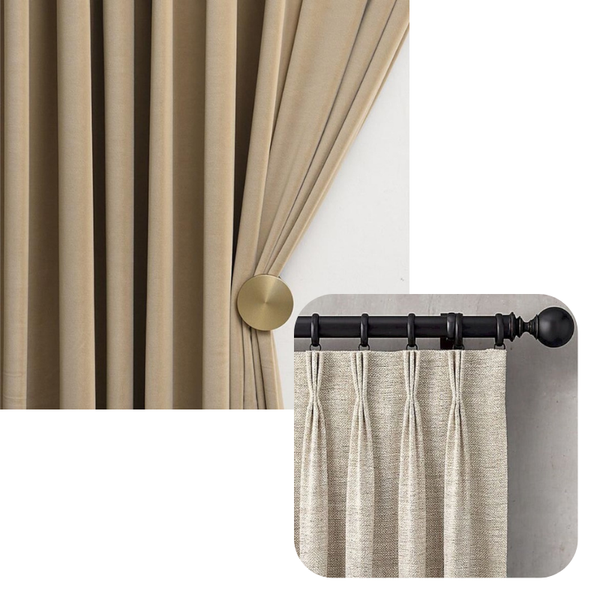 100 Centimetre Velvet Blackout Curtains For Living Room Bedroom Dining Curtains & Drapes