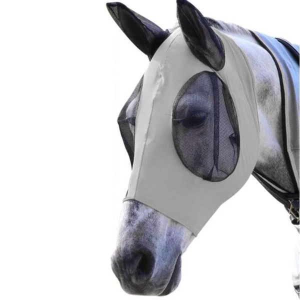 Horse Fly Mask With Ears Mesh Covers Horse Halters