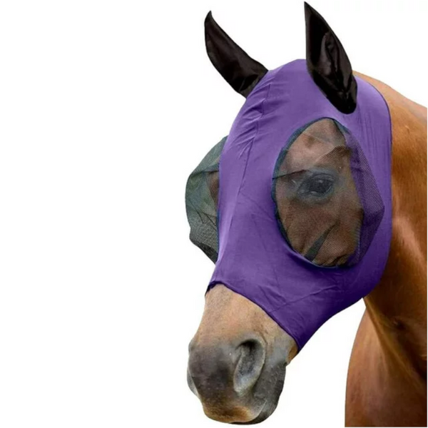 Horse Fly Mask With Ears Mesh Covers Horse Halters