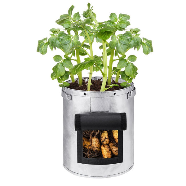 Horticultural Plant Bags Garden Planting Grow Oxford Cloth Seedling Baskets Pots Window Boxes