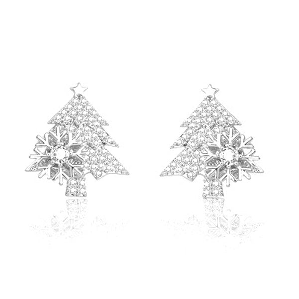 Hot Christmas Tree Stud Earrings Dangle Drop Women Jewelry