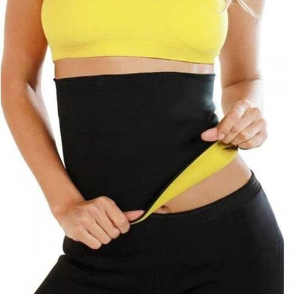 Neoprene Thermal Slimming Waist Belt Women Black M Shapewear