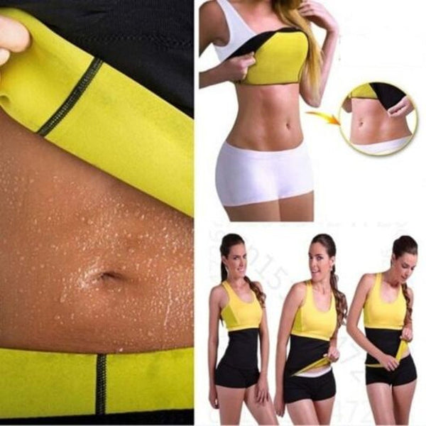 Neoprene Thermal Slimming Waist Belt Women Black M Shapewear
