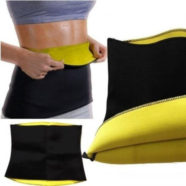 Neoprene Thermal Slimming Waist Belt Women Black M Shapewear