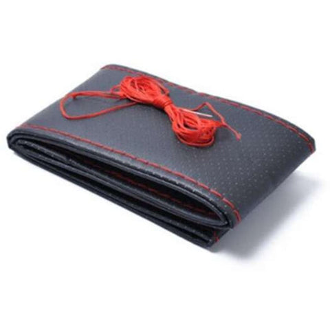 Hot Style Sewing Leather Steering Wheel Covers Manufacturers Selling Seasons General Black Steering Wheels