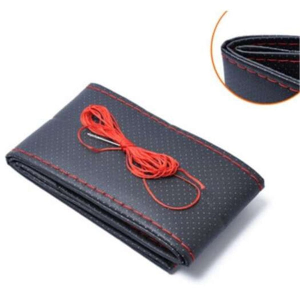 Hot Style Sewing Leather Steering Wheel Covers Manufacturers Selling Seasons General Black Steering Wheels