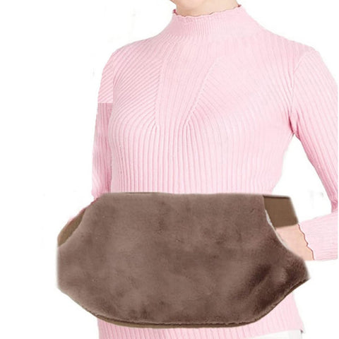 Hot Water Bottle Bag With Warm Plush Waist Cover Belt Warmer Hot Water Bottles & Covers