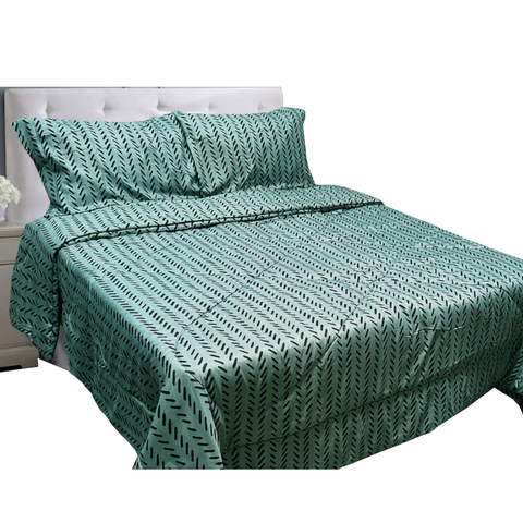 Hotel Living 3 Pce Light Weight Comforter Set Queen/King Oscar Herringbone Comforter Sets Queen