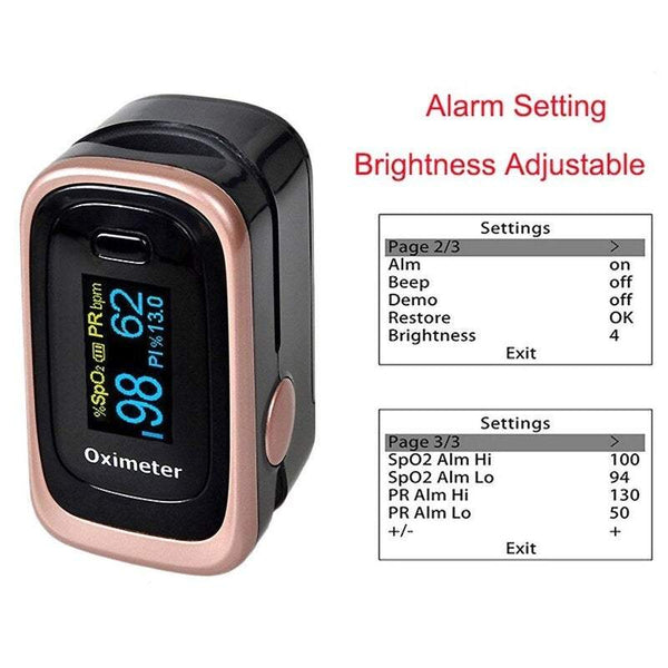 Household Finger Pulse Oximeter Lightweight Portable Spo2 Monitor Heartbeat Saturation Product Sleep Monitoring Oximeters