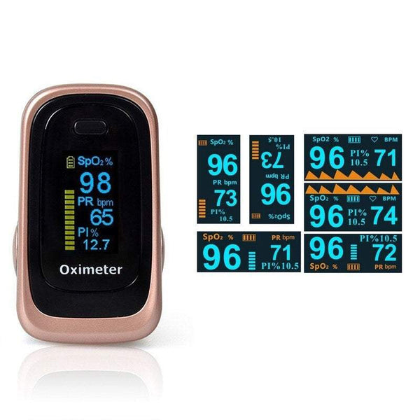 Household Finger Pulse Oximeter Lightweight Portable Spo2 Monitor Heartbeat Saturation Product Sleep Monitoring