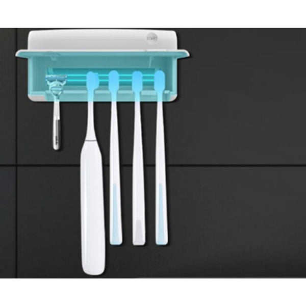 Household Uv Ultraviolet Toothbrush Sterilizer Bathroom Wall Mounted Portable Box Tumblers & Toothbrush Holders