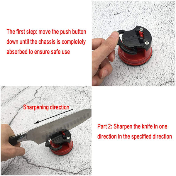 Household Kitchen With Sucker Knife Tools Positioning Sharpener Sharpeners