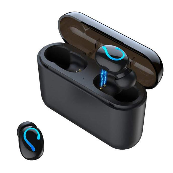 Headphones Hqb Q32 Wireless 60H Playtime Hd Hi Fi Stereo Sound Bluetooth 5.0 Earphones True In Earbuds