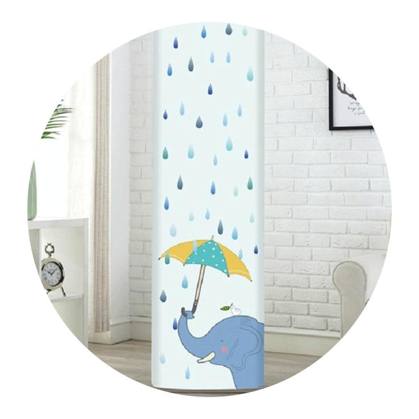 180X55x35cm Raindrop Fabric Dust Cover For Vertical Cabinet Air Conditioners Portable Air Conditioners