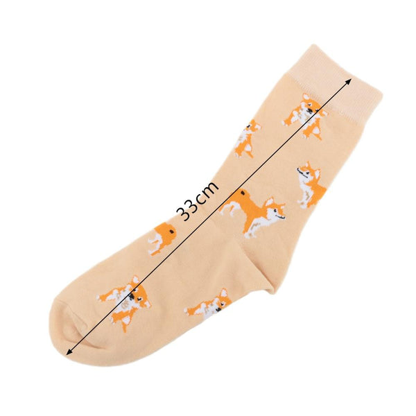 Cute Kawai Cartoon Puppy For Women Socks