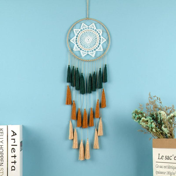 Dreamcatcher With Lace Tassels Boho Wall Hanging Art Decor Tapestries