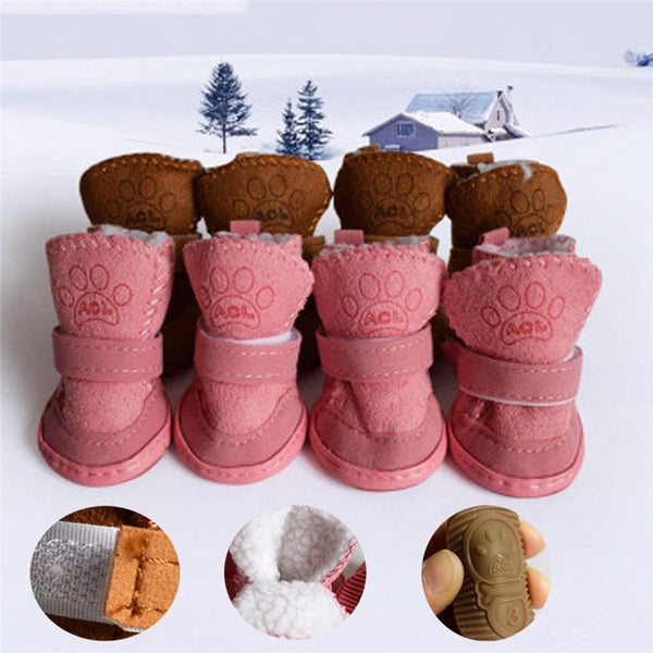 Four Soft Booties For Dogs | Pet Shoes Dog Clothing & Shoes