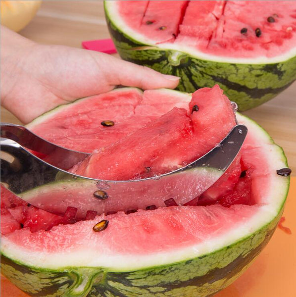 Stainless Steel Watermelon Melon Papaya Fruit Cutter Slicer Peelers & Slicers