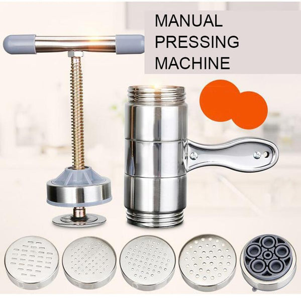 Manual Noodle Maker Pasta Machine With Pressing Moulds Kitchenware Pasta Makers Moulds & Presses