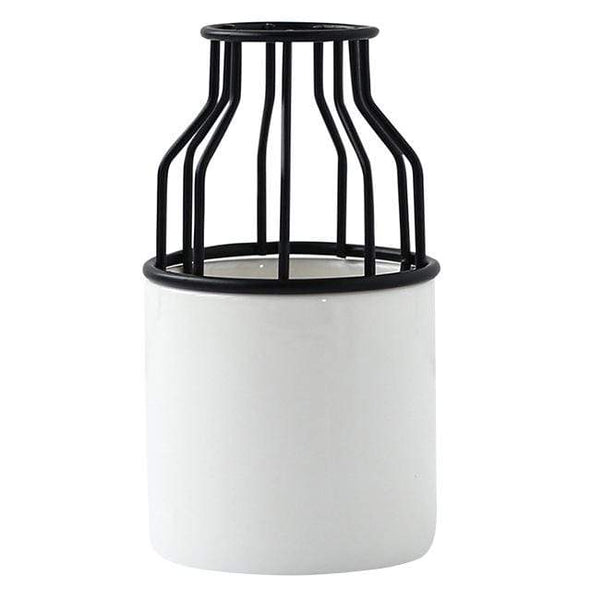 Mini Ceramic Metal Contemporary Vase Nordic Decor Vases