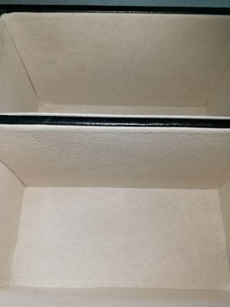 Black Or White Storage Box Pu Leather Desk Organiser Remote Control Holder Storage Boxes