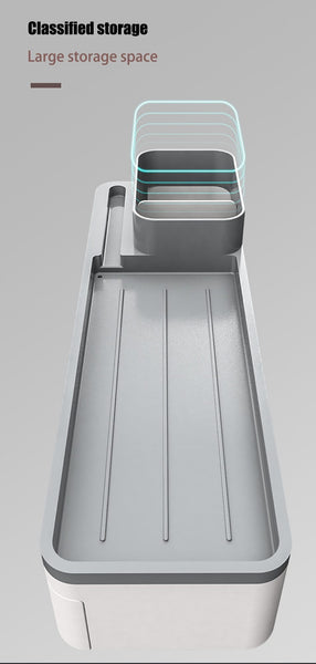 Tumblers & Toothbrush Holders Magnetic Toothbrush Holder Wall Mount Bathroom Storage Shelf