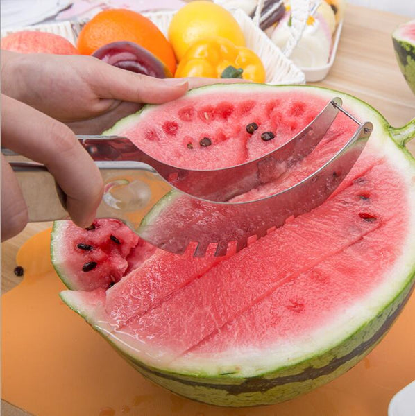 Stainless Steel Watermelon Melon Papaya Fruit Cutter Slicer Peelers & Slicers
