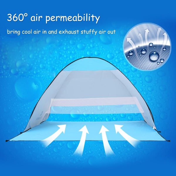 Automatic Pop Up Sun Shade Beach Tent Sunshelter Tents