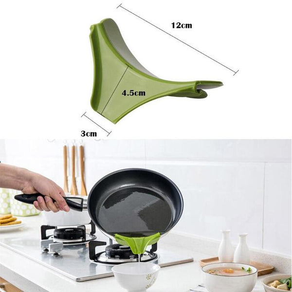 Silicone Funnel Saucepan Pourer Creative Kitchen Accessories Utensils Funnels