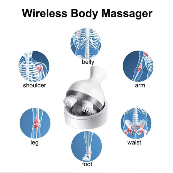 Wireless Usb Rechargeable Head Scalp Massager Massagers