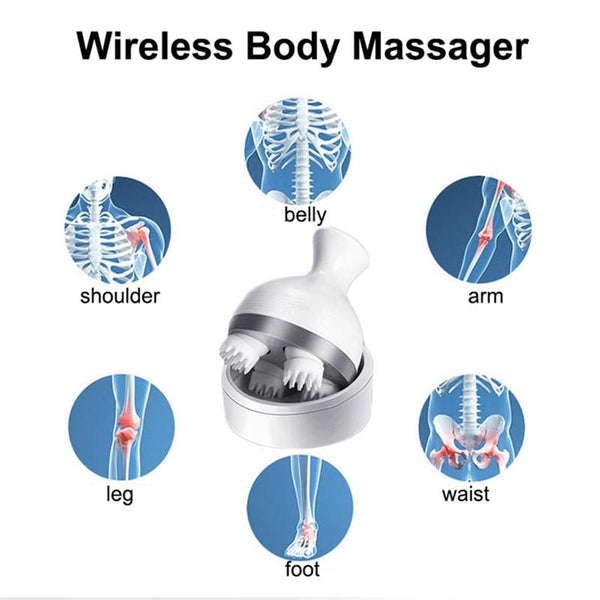 Wireless Usb Rechargeable Head Scalp Massager