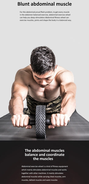 Muscle Exercise Equipment Fitness Single Wheel Abdominal Power Roller Gym Abdominal Machines