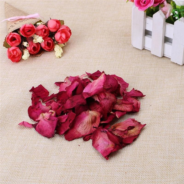 Red Dried Rose Petals Luxury Self Care Romantic Decorations Confetti