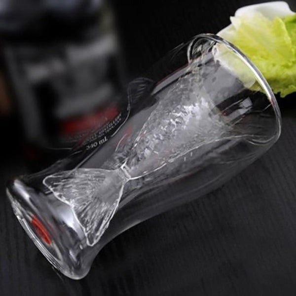 100Ml Novelty Mini Glass Mermaid Tail Cup Shotglass Transparent Fish tail & Liquor Glasses