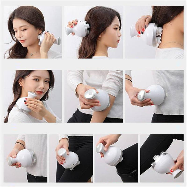 Wireless Usb Rechargeable Head Scalp Massager Massagers