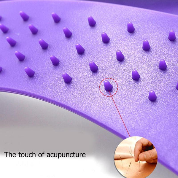 Lumbar Correction Spine Back Stretching Massager With Acupressure Massagers