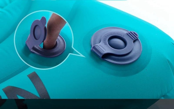 Purple Naturehike Outdoor Inflatable Sleeping Camping Mat Bag With Pillow Sleeping Mats