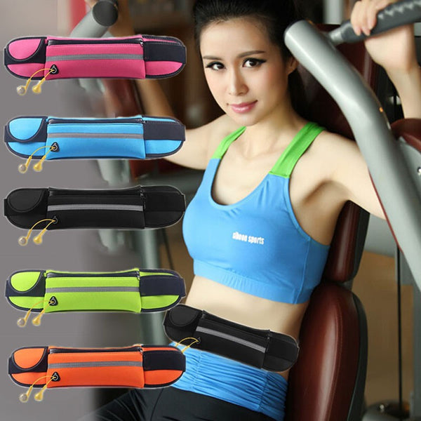 Running Bum Bag Fanny Pack Travel Waist Bags Money Zip Belt Pouch Sports Wallet Waist Packs & Bags