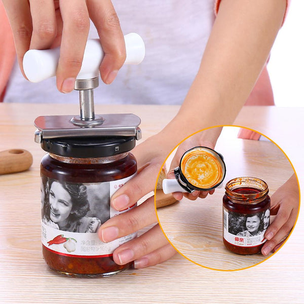 Jar Opener Kitchen Gadget Stainless Steel Lid Can Openers