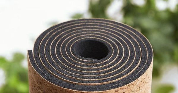 7 Chakras Natural Cork Tpe Yoga Mat 5Mm Thick Exercise Mats & Non Slip Towels