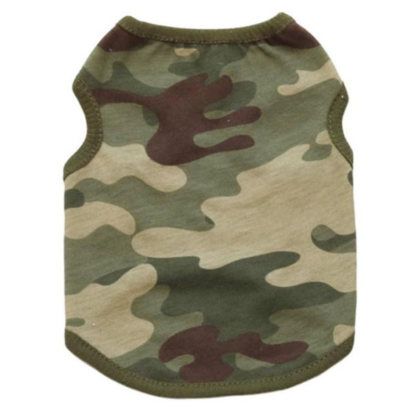 Camouflage Dog Tee Shirt Dog Costumes