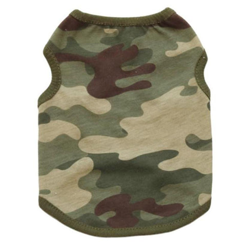 Camouflage Dog Tee Shirt